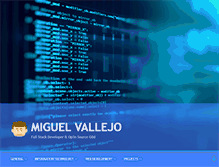 Tablet Screenshot of miguelvallejo.com